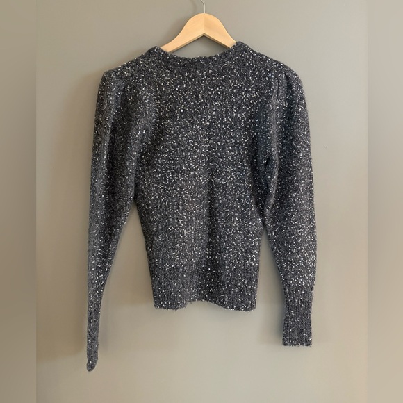 Frame Sequins Puff Sleeve Sweater - Picture 6 of 6
